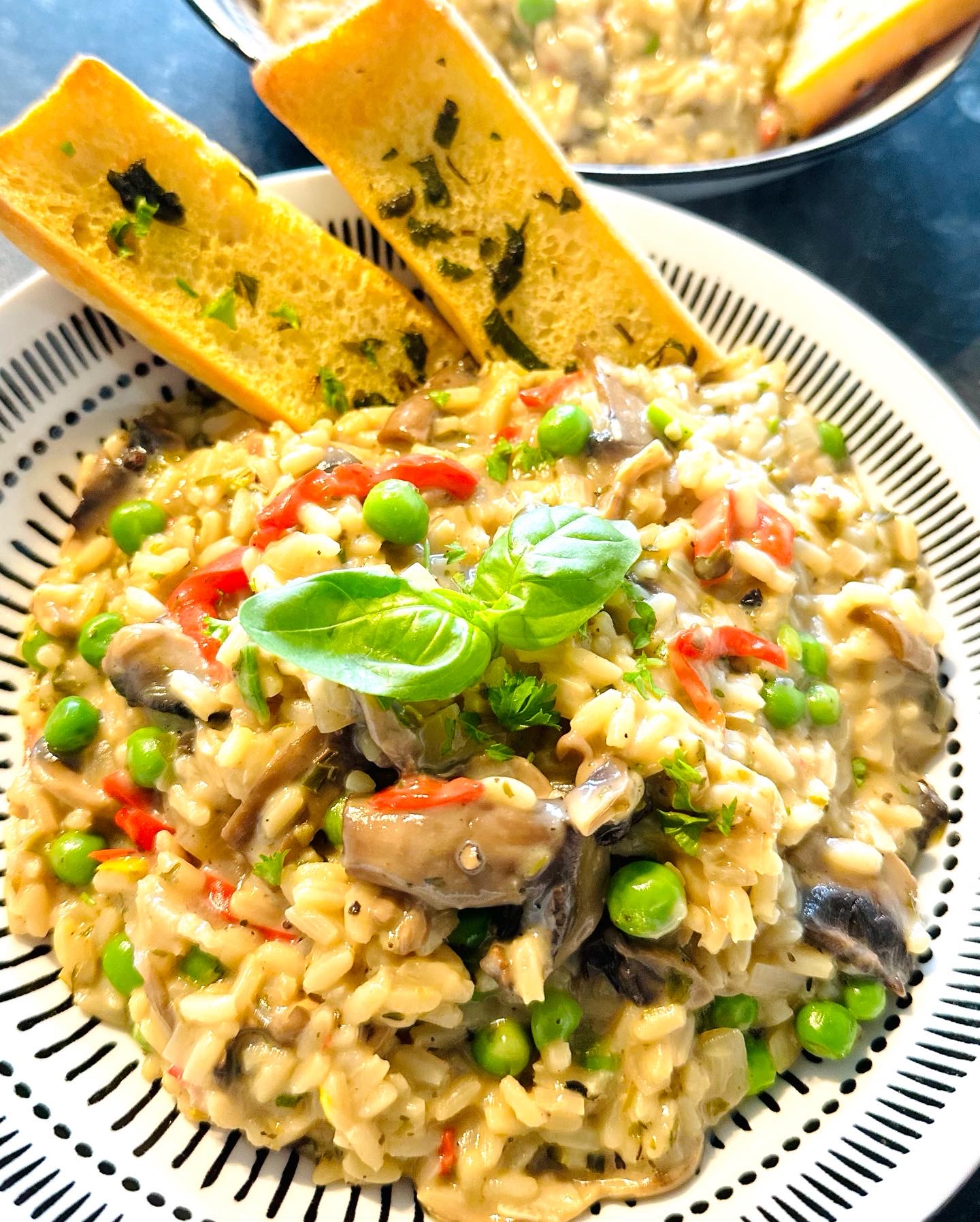 Creamy Bacon & Mushroom Risotto
