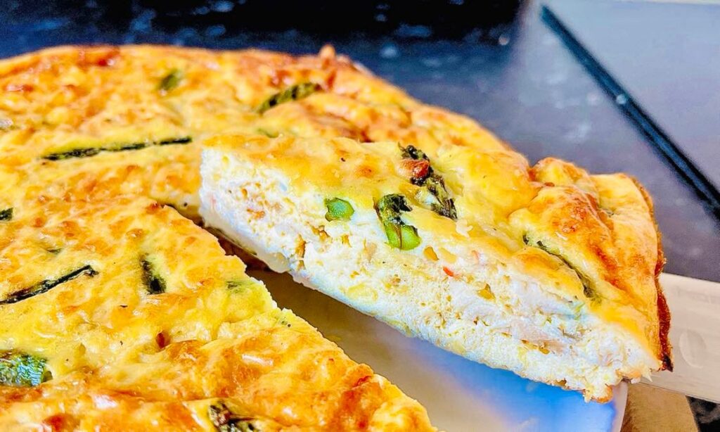 Chargrilled Chicken & Asparagus Quiche